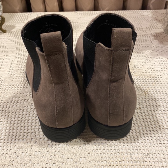 ASOS Men’s Size 7 Taupe Suede Like Boots - Never Worn - Picture 4 of 9